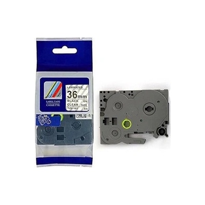Brother TZ-M61 / TZe-M61, 36mm x 8m, černý tisk/průhledný matný podklad, kompatibilní páska - kopatibilní