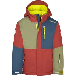 TROLLKIDS Детско ски яке Trollkids Kid's Hallingdal Jacket Winter jacket - Carmin Red / Willow Green / Mystic Blue - размер 116 (EU) (703-2538-1315)