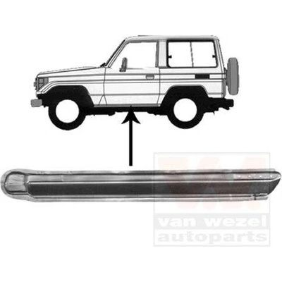 Nástupný plech VAN WEZEL 5379101