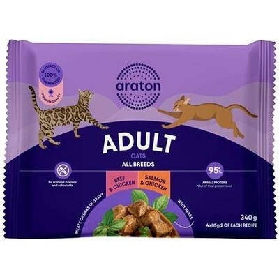 ARATON cat adult wet set 4 x 85 g
