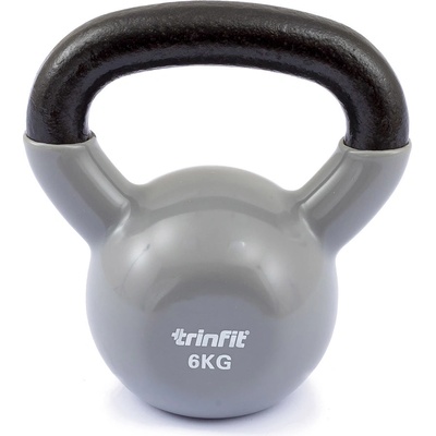 TRINFIT Kettlebell kov / vinyl 6 kg