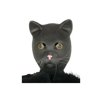 Maska černé kočky