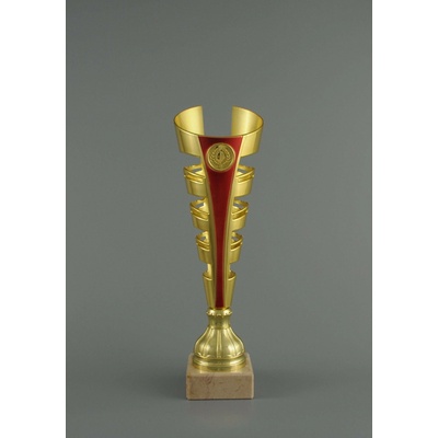 Zlatý sportovní pohár kornout 32,5 35 cm 32,5 cm