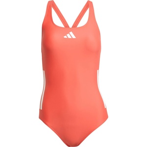 Adidas Дамски бански костюм adidas Women's 3 Stripes Bold Swimsuit - Semi Lucid Red / White - размер 46 (EU) (150-4471-0717)