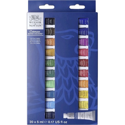 Winsor & Newton Cotman Sada akvarelových barev, 20 ks 390665 – Zbozi.Blesk.cz
