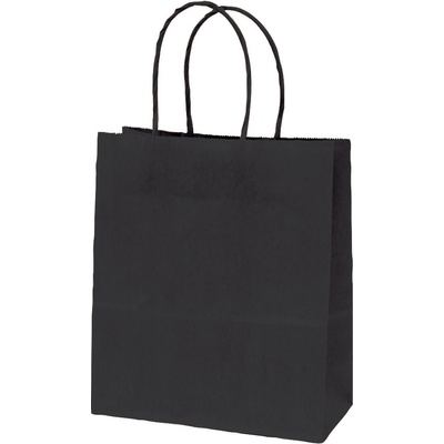 EUROCOM Подаръчна торбичка Eco Medium, 22x25x10cm, черна (25407-А-ЧЕРЕН)