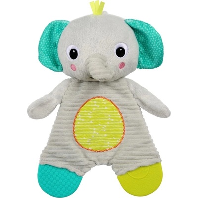 Bright Starts Snuggle&Teethe kousátko Elephant 1 ks