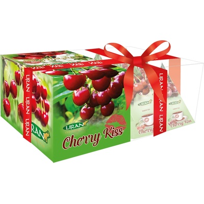 Liran CHERRY KISS dárkové pyramidky 12 x 2 g