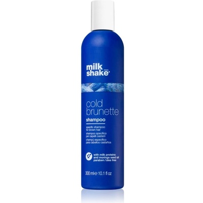 Milk Shake Cold Brunette Shampoo шампоан, неутрализиращ жълтите нюанси за коса с кафяви нюанси 300ml