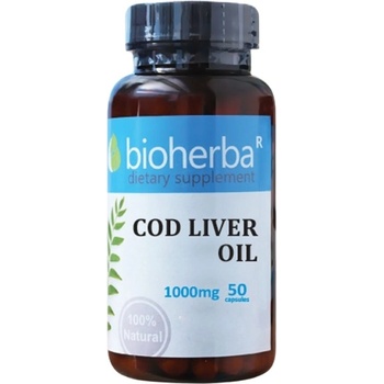Image 1 of Bioherba Cod Liver Oil 1000 mg [50 Гел капсули]