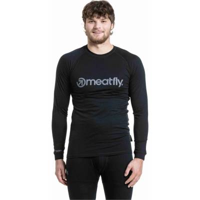 Meatfly мъжка мерино тениска Bernie Black Meatfly | Cheren | МЪЖЕ | S
