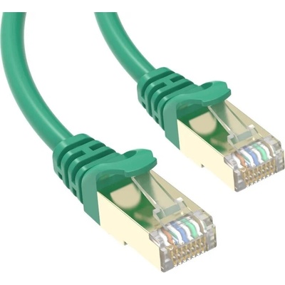 Conexpro PC6AFS-5G slim patch STP CAT6A 5m zelený