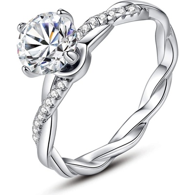 Silenti Jewelry Сребърен пръстен "Отдаденост" - 8 - 57мм (18.1мм диам. )