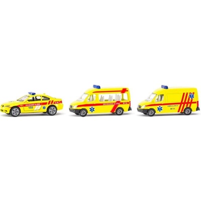 Siku SIKU Blister Ambulance sada 3 aut česká verze AS_SI-182506100 1:50