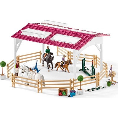 Schleich 42389 Jezdecká škola s jezdci na koních – Zboží Dáma