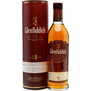Glenfiddich Solera 15y 40% 0,7 l (tuba)