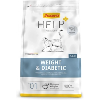 Josera Help Weight Diabetic Cat - храна за котки с наднормено тегло и диабет - 0, 400 кг, Германия - 50011660