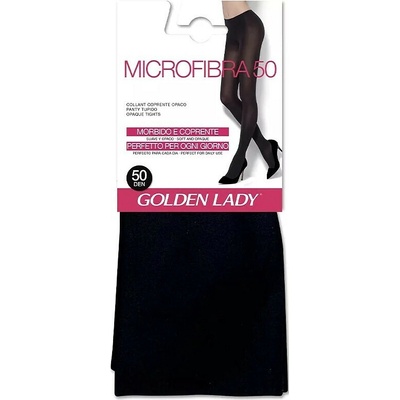 Golden Lady punčocháče z mikrovlákna 50 DEN nero