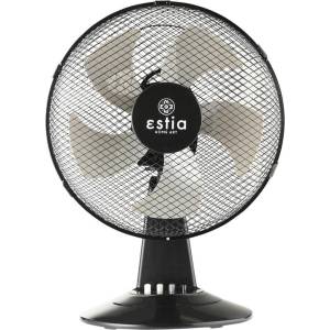 Estia Home Art Вентилатор Estia - Aeropulse, 30 cm, 40 W, черен (06-21597)