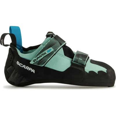 Scarpa Дамски обувки с велкро Scarpa Women's Quantix SF Climbing shoes - Aqua / Black - размер 38, 5 (EU) (301-0750-0118)