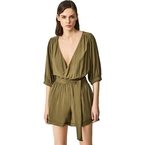 PEPE JEANS Sophie 3/4 sleeve romper - Green (Green)