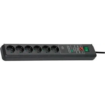 brennenstuhl Secure-Tec 6 Plug 3 m Switch (1159540376)