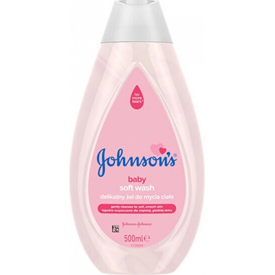 Johnson's Baby Jemný detský umývací gél Soft Wash 500 ml