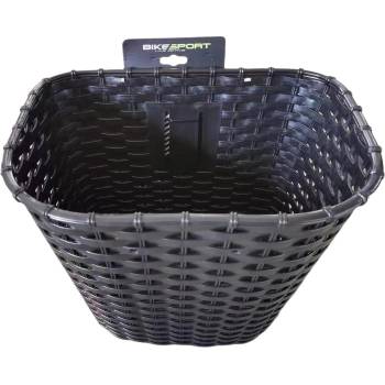 Image 1 of BikeSport BIKESPORT, КОШНИЦА РАТАН ЗА КОРМИЛО, 36*25*27cm, ЧЕРНА (AM6192)