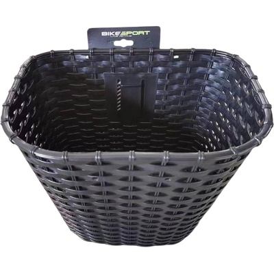 BikeSport BIKESPORT, КОШНИЦА РАТАН ЗА КОРМИЛО, 36*25*27cm, ЧЕРНА (AM6192)
