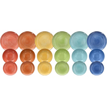 Tognana Сервиз за хранене madison kaleido, 6 цвята, 18 части (mc07018m145a)