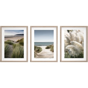 Styler Печатни картини в комплект 3 бр. с включена рамка 30x40 cm Tranquil - Styler (OB-14992)