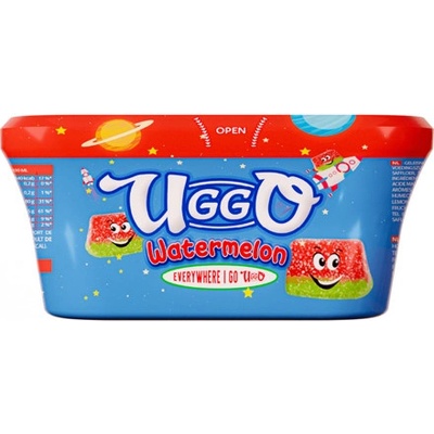Uggo žvýkací bonbonky s příchutí vodního melounu 200 g