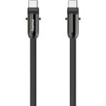 Hama Кабел за зареждане, USB-C, 2 в 1 с връзка за телефон, 1.2 m, черен (HAMA-201751) - xtreme