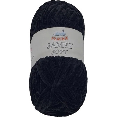 Bellatex s.r.o. Priadza Zamat Soft 100 g – 239 čierna
