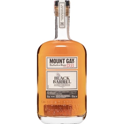 Mount Gay Black Barrel Double Cask Blend 43% 0,7 l (čistá fľaša)