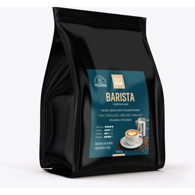 KávaPRO Barista krémová káva pro espresso i mléčné nápoje moka 1 kg