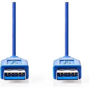 Nedis CCGP61000BU20 USB3.2 USB A щепсел - USB A щепсел, 5 Gbps, 2 m, (USB3.1, USB3.0, USB2.0) (CCGP61000BU20)