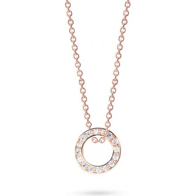 Cutie Jewellery Kruhový prívesok z ružového zlata Z3061 40 10 X 4