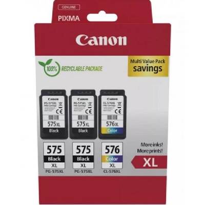 Многофункционална опаковка касети Canon PG-575XL x2+ CL-576XL (5437C004)