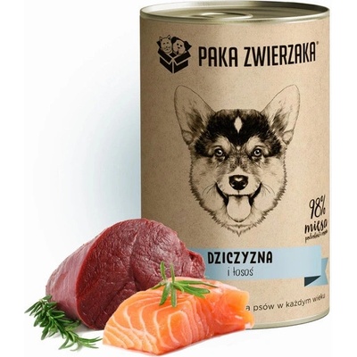 PAKA ZWIERZAKA Divočák a losos 400 g