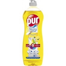 Pur Secrets of Chef Soda Effect Lemon prostriedok na umývanie riadu 750 ml