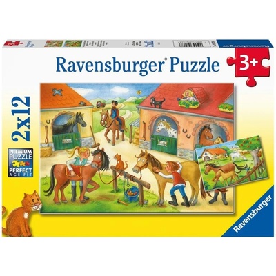 Ravensburger Šťastný den na statku 2 x 12 dílků