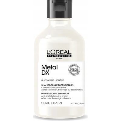 Lóreál Serie Expert Metal hloubkově čistící šampon pro barvené a poškozené vlasy 300 ml