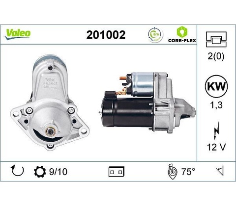 Startér VALEO 201002