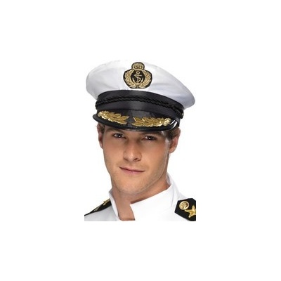 Čepice kapitán bílá delux