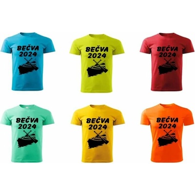 Vodácké tričko Bečva pánské limetkové – Zboží Mobilmania