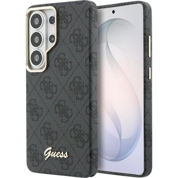 GUESS Гръб Guess за Samsung Galaxy S26 Ultra, PU, 4G, Script Metal Logo, Magnetic Case, Черен
