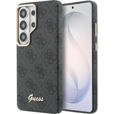 GUESS Гръб Guess за Samsung Galaxy S26 Ultra, PU, 4G, Script Metal Logo, Magnetic Case, Черен