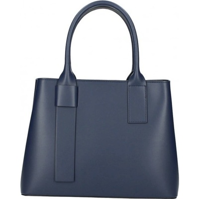 Made in Italy kožená kabelka 158 modrá