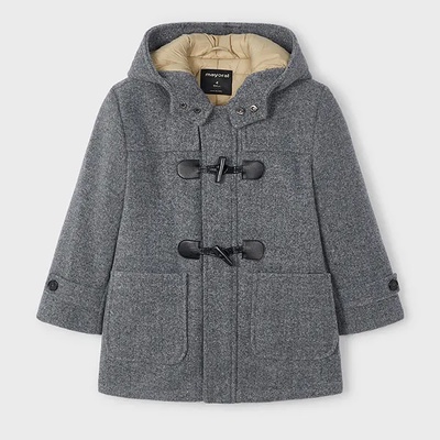 MAYORAL Яке тренч за мини момче в сив цвят Mayoral